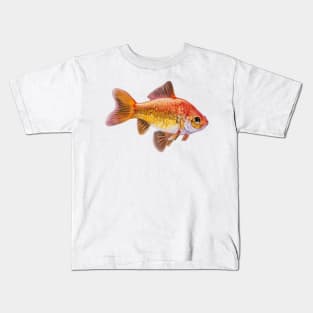 Goldfish 3 painting Kids T-Shirt